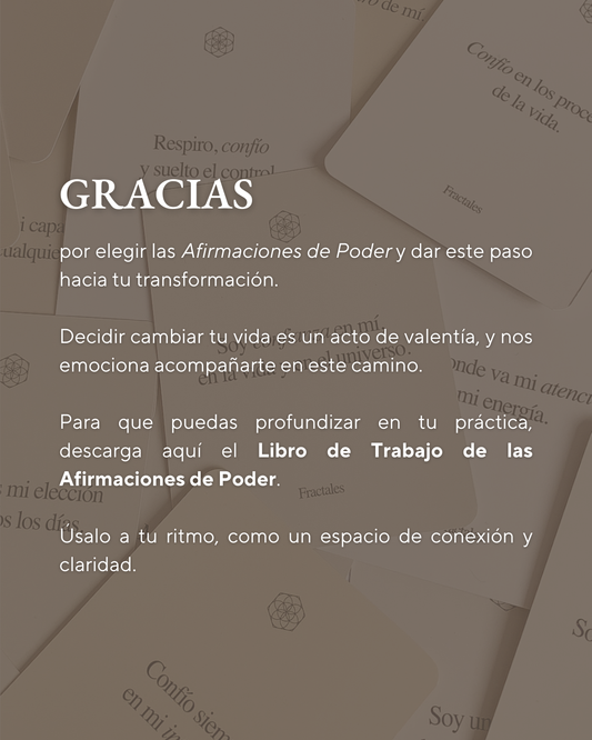 Tu guía para profundizar en tus afirmaciones ✨
