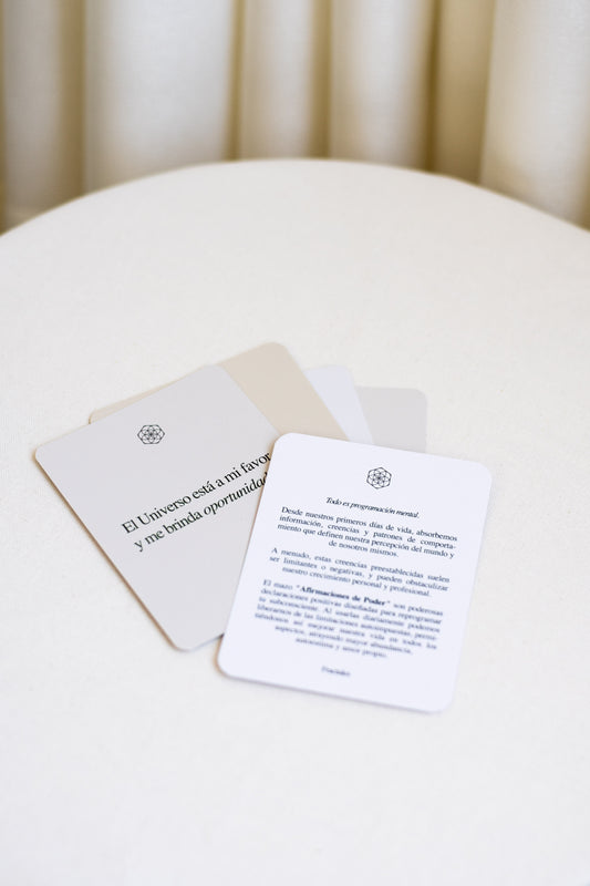 Mazo suelto: 50 tarjetas de afirmaciones [edición anterior]