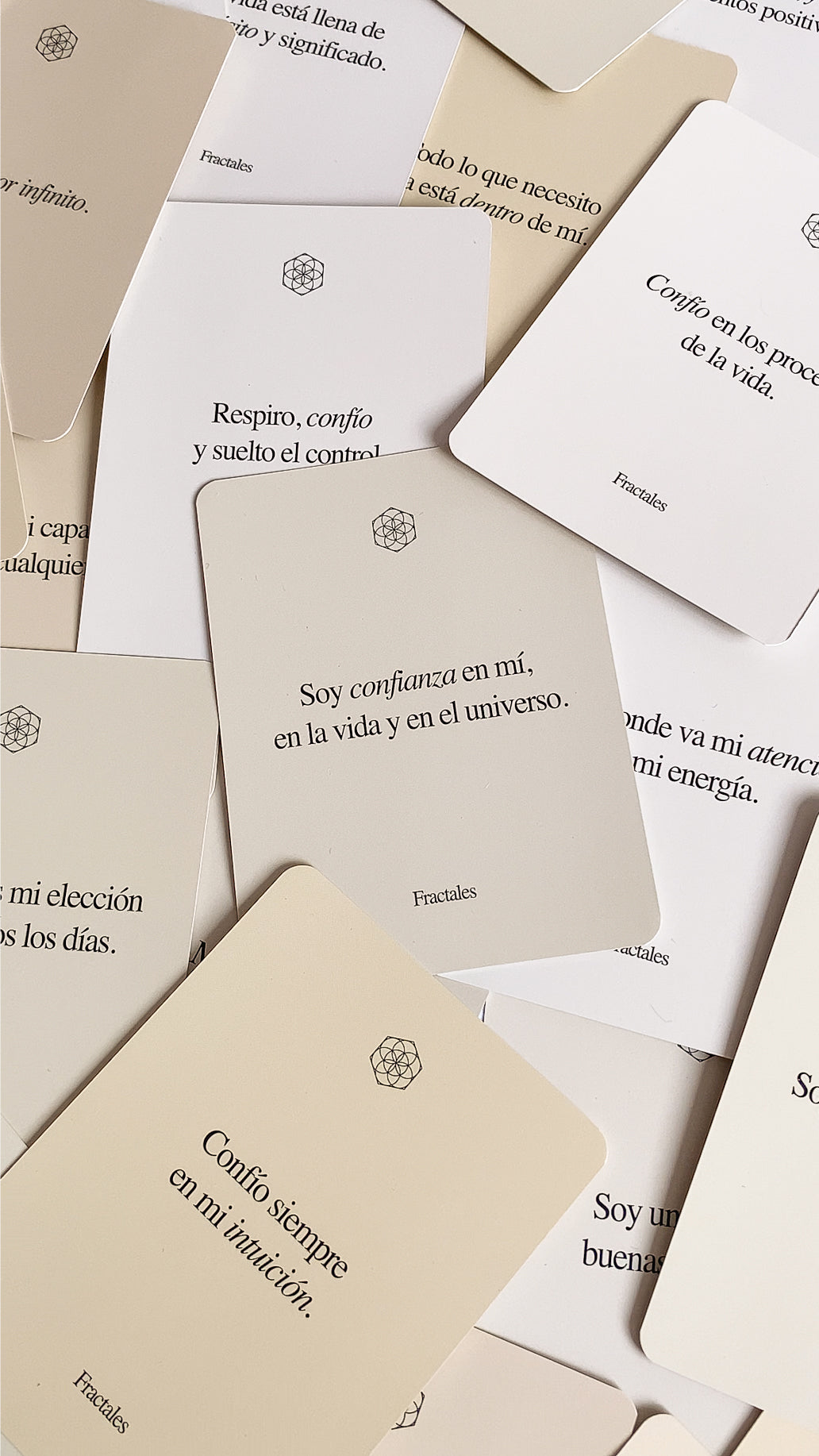 Mazo suelto: 50 tarjetas de afirmaciones [edición anterior]